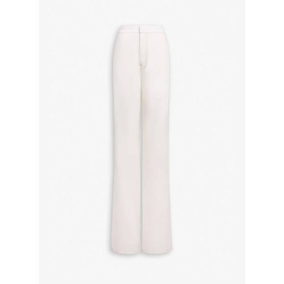 Alaia Fluid Wide Leg Pants in Blanc 36 US 4 - Picture 5 of 5